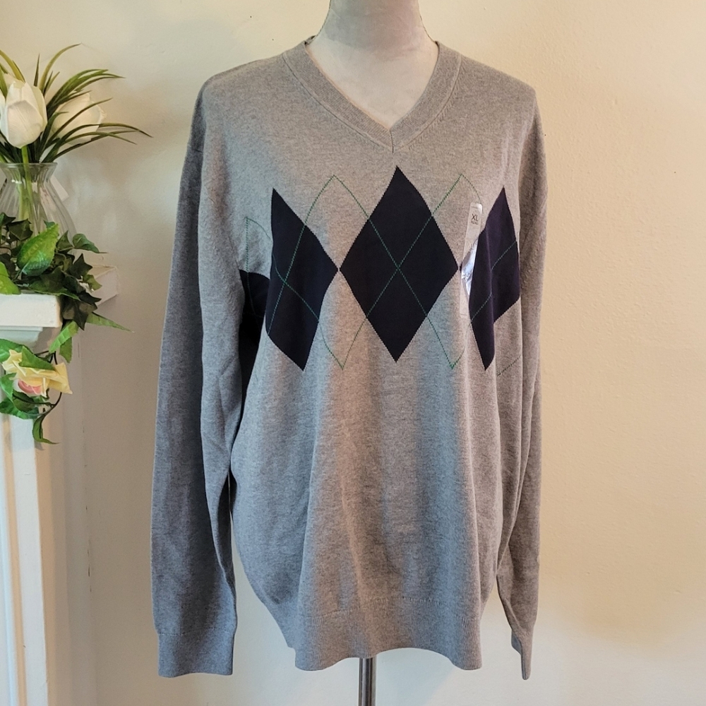 Tommy Hilfiger Mens V-neck Sweater